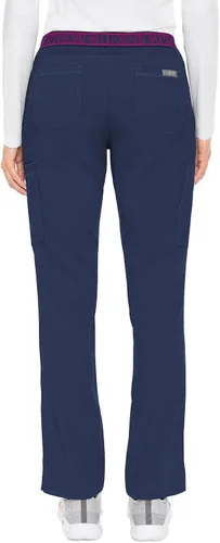 Vista 2 de Med Couture Touch Yoga 2 - Pantalón de bolsillo tipo cargo para mujer