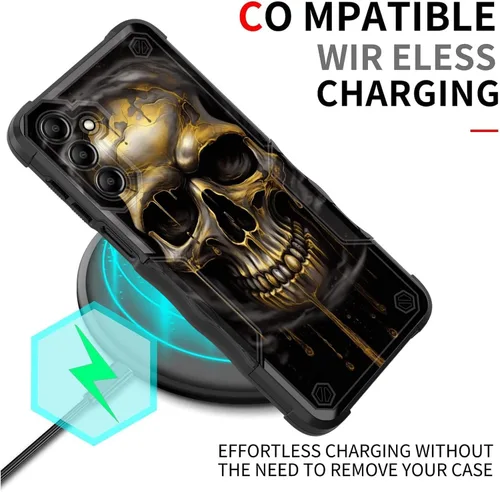 Vista 1010 de Funda para Galaxy A14 5G, [Doble Capa][Protección contra Caídas de Grado Militar de 10 Pies] [Antideslizante] Funda Resistente a Prueba de Golpes