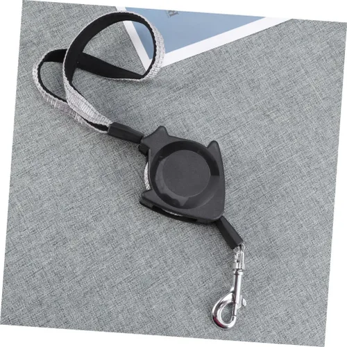 Vista 9 de LALAFINA Automatic Retractable Pet Leash Black Ergonomic Handle Long Telescopic Traction Rope for Dog Puppy Cat Training and Easy Grip