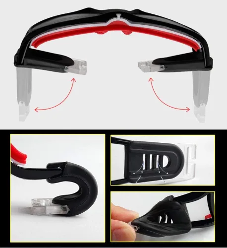 Vista 5 de Basketball Sports Goggles Safety Protective Glasses for Adults Youth Football Volleyball Training Soccer Hockey Rugby