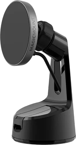 Vista 10 de Scosche MPQMD-SP MagicMount Charge Pro Qi2 Cargador de montaje en coche MagSafe de carga inalámbrica rápida, soporte magnético de teléfono celular