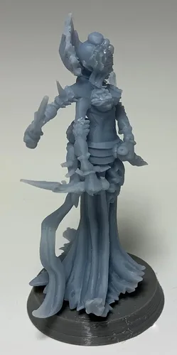 Vista 7 de Reina Araña - RPG - Calabozos y Dragones - DND - Pathfinder - Señor del Anillo - Figura miniatura (gris/sin pintar)