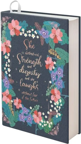 Vista 10 de Rnyleeg - Fundas de libro elásticas con diseño floral, diseño reutilizable y resistente - Protege tus libros de texto