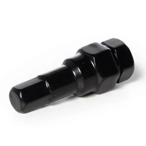 Vista 5 de Circuit Performance Tuercas de llanta de bellota para llave de afinador, acero forjado negro de 12 x 1.5 (20 piezas + herramienta)