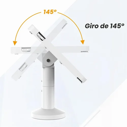 Vista 6 de Soporte para tablet de seguridad con bloqueo - Compatible con iPad 10.9", Pro 11", 1, 2, 3, 4, Air 4, 5, Air 11", iPad 11" (A16)