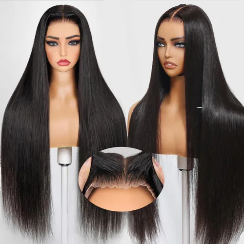 Vista 6 de 13x6 Honey Blonde Ombre Lace Front Wigs Human Hair Highlight Wig
