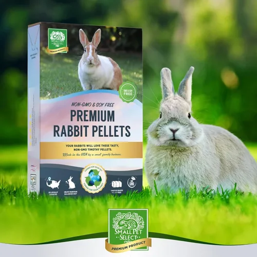 Vista 6 de Small Pet Select - Alimento de pellets de conejo premium, sin OMG, sin soja. Ingredientes locales en el noroeste del Pacífico, 10 libras Local