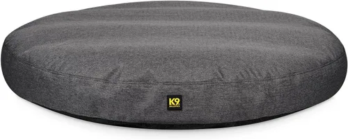 Vista 12 de K9 Ballistics Cama redonda resistente para perros, funda extraíble, lavable, duradera y resistente al agua para interiores y exteriores, pequeña