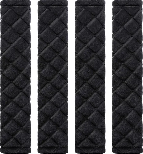 Vista 10 de Tatuo Paquete de 4 Fundas para Cinturón de Seguridad Extra Largas Almohadillas para Cinturón de Seguridad para Automóvil Suaves y Cómodas Fundas