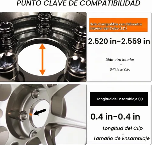 Vista 6 de Tapacubos centrales de rueda de 2.76 pulgadas para Nissan Armada 2004-2015 Pathfinder 2005-2012 Frontier 2005-2021 Titan 2004-2015 Xterra 2005-2015