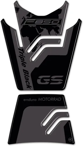 Vista 2 de labelbike - Adhesivo 3D para motocicleta, protección y decoración del depósito de combustible en resina compatible con BMW F 850 GS Triple Black