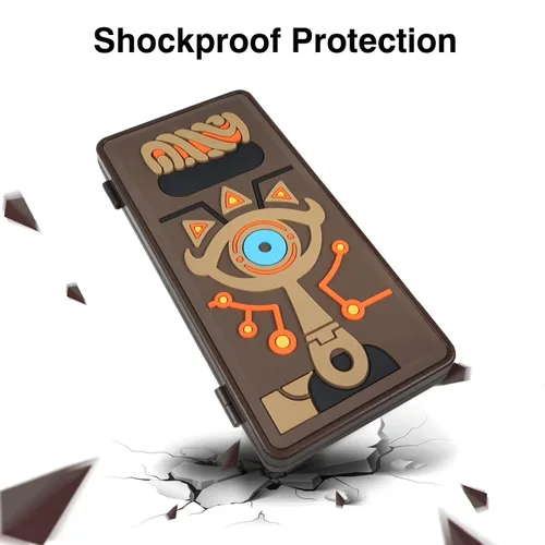 Vista 5 de TIKOdirect Funda para tarjetas de juego compatible con juegos Nintendo Switch, almacenamiento protector plegable con 24 ranuras para tarjetas