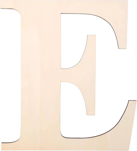 Vista 19 de Letra de madera de 12 pulgadas, letras de madera para decoración de pared, letras de madera sin terminar en blanco de 1/5 pulgadas para decoración