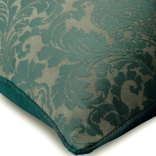 Vista 85 de The HomeCentric Funda de almohada con cremallera, funda de cojín azul de 12 x 12 pulgadas, funda de cojín de algodón bordado para sofá, diseño