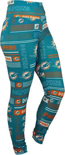Vista 74 de Zubaz NFL Mallas para mujer de longitud completa de cintura alta básica 1.0
