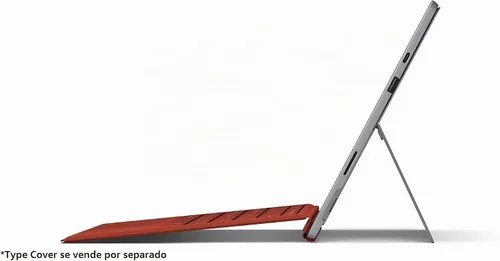 Vista 3 de Tablet Microsoft Surface Pro 7, pantalla táctil de 12.3", Intel Core i7, 16 GB de memoria, unidad de estado sólido de 512 GB