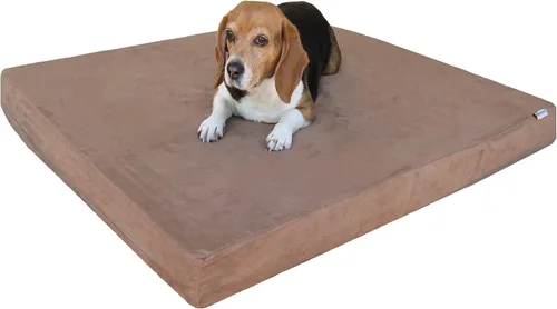 Vista 12 de Dogbed4less Cama de espuma de memoria para perros, ortopédica, con gel refrescante, forro impermeable con funda exterior duradera lavable