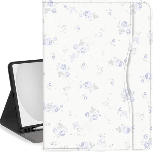 Vista 26 de Feams Funda para iPad (A16) de 11ª generación de 11 pulgadas 2025, iPad de 10.9 pulgadas 2022, funda de suspensión automática con soporte para lápiz