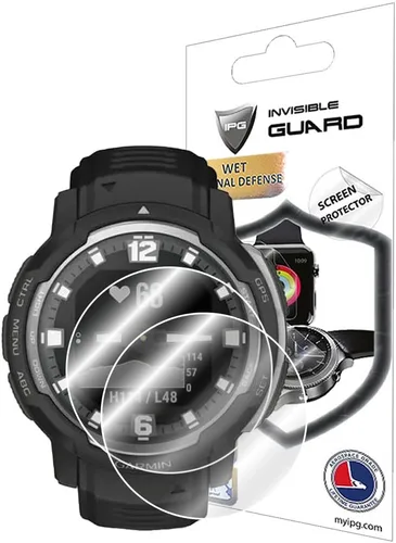 Vista 9 de IPG AMOLED Smartwatch Protector de pantalla de hidrogel para Garmin Instinct Crossover (2 unidades) Invisible HD Clear Film Anti-Scratch Protector
