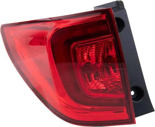Vista 105 de Ensamble de luz trasera exterior TRQ para lado del conductor izquierdo trasero. Compatible con Toyota Corolla XLE 2020, 2021, 2022 y Toyota Corolla