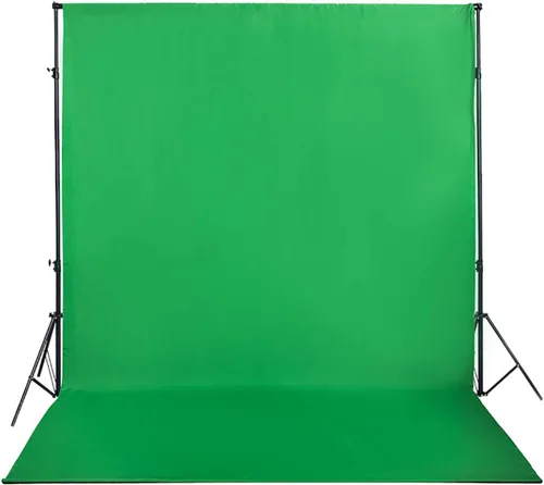 Vista 12 de Telón de fondo negro para fotografía, fondo de tela duradera, telón de fondo para fotos, estudio de fotografía de video (5 x 7 pies, negro)