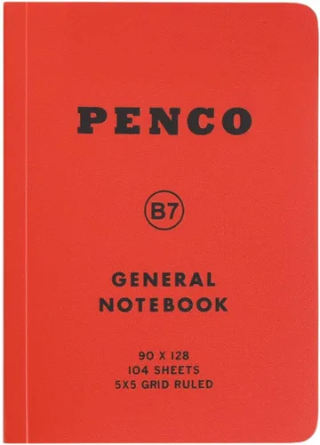 Vista 6 de Cuaderno Penco Hi-Tide CN158, B7, Cuadrado, Azul Marino