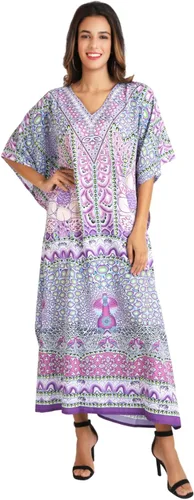 Vista 20 de Miss Lavish London - Kaftán largo para mujer - Kaftán de playa africano y kaftan moderno para fiesta y bodas 109-azul
