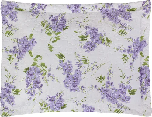 Vista 4 de Laura Ashley - Juego de edredón individual, ropa de cama reversible de algodón con funda a juego, decoración ligera para todas las estaciones