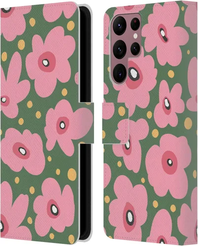 Vista 323 de Head Case Designs Officially Licensed Ninola Ditsy Flowers Yellow Nature Bold Leather Wallet Case Compatible with Samsung Galaxy A07 4G