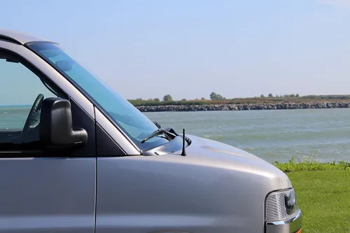 Vista 4 de AntennaMastsRus - La antena de goma corta de 5 pulgadas es compatible con Dodge Grand Caravan (2008-2020)
