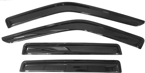 Vista 2 de IKON MOTORSPORTS, 1994 1995 1996 1997 - Visera de ventana compatible con Jeep Grand Cherokee 1993-1998, estilo delgado, acrílico, tintado