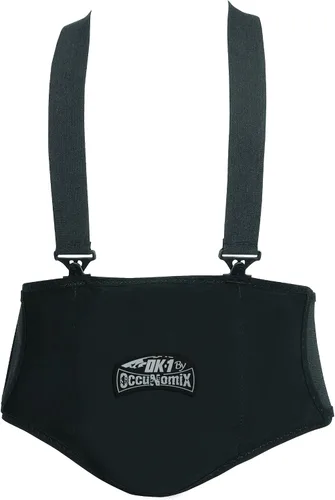 Vista 5 de OK-1 00689 - Cinturón lumbar negro, talla 2XL