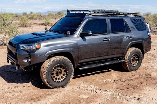 Vista 9 de Raptor Series Estribos escalones de 5 pulgadas de estilo ovalado de aluminio negro compatible con 19-23 Ranger SuperCab/Extended Cab