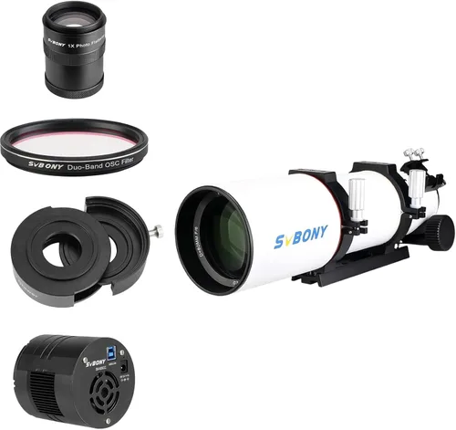 Vista 10 de SVBONY SV550 AP0 Telescope, 80mm ED F6 Triplet Apochromatic Refractor OTA