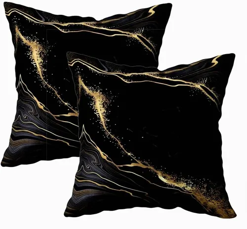 Vista 8 de Fundas de almohada decorativas de 16 x 16 pulgadas, patrón blanco y negro de tablero de ajedrez para sofá, fundas de cojín de granja para decoración