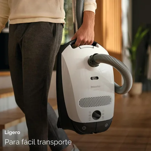 Vista 4 de Miele Classic C1 Pure Suction - Aspiradora de trineo con bolsa, gris grafito - Portátil, para el hogar
