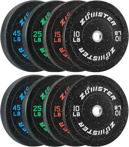 Vista 11 de Disco de Peso Bumper Disco Olímpico Hi-Temp Disco de Peso Bumper con Inserto de Acero Disco de Levantamiento de Pesas para Entrenamiento de Fuerza
