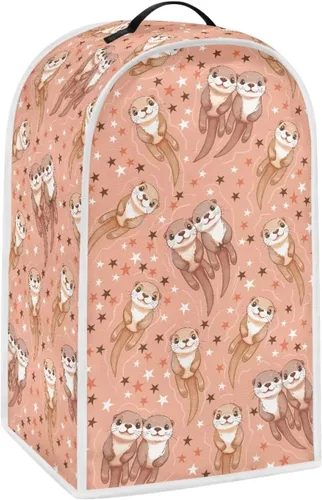 Vista 17 de Upetstory Funda antipolvo para licuadora de vaca, estilo bohemio, azteca, para cafetera, electrodomésticos, resistente a las manchas, lavable