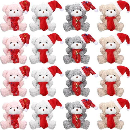 Vista 9 de Zomiboo - 12 piezas de mini conejito de peluche de 3.2 pulgadas, lindo animal de peluche a granel, pequeños conejitos suaves, juguetes de regalo