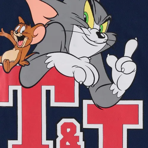 Vista 5 de Camiseta de baloncesto de Tom & Jerry para hombre, camiseta clásica de malla Hanna-Barbera, camiseta sin mangas de malla de dibujos animados vintage