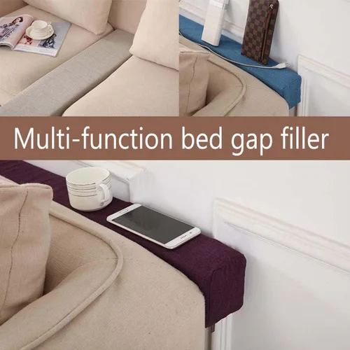 Vista 5 de Relleno de espacio para cama larga de tamaño personalizado, cojín de soporte de colchón rectangular, cierra el espacio entre la pared del cabecero