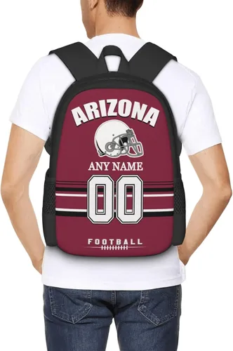 Vista 5 de Mochilas de encargo del deporte del fútbol, regalos personalizados modificados para requisitos particulares del bolso del viaje de la mochila