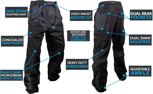 Vista 2 de VIRTUE Pantalones Breakout para paintball, airsoft y deportes de acción