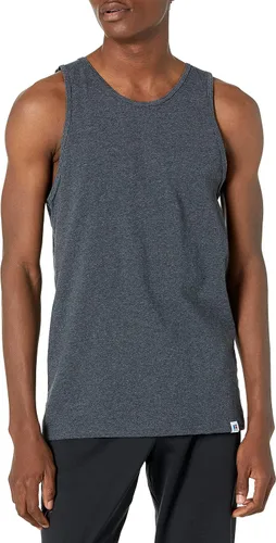 Vista 5 de Russell Athletic Camiseta básica de algodón para hombre Rojo real básico