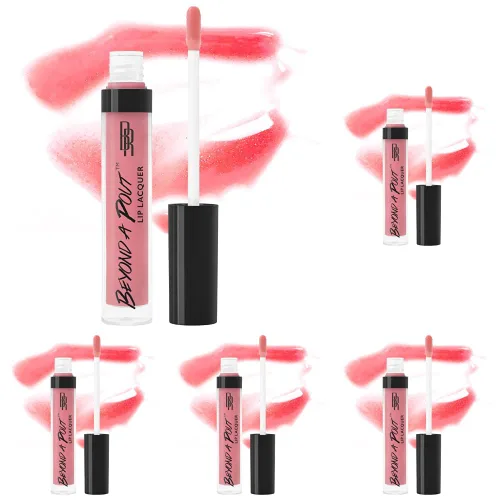 Vista 11 de Black Radiance Beyond A Pout Lip Lacquer Lip Gloss, Cajun Spice