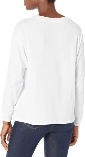 Vista 2 de Calvin Klein Camiseta cuadrada de manga larga Hudson para mujer