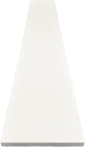 Vista 10 de Tenedos Sillín de umbral de piso de mármol blanco sólido pulido, para acera de ducha, protector contra salpicaduras de tocador de baño, alféizar