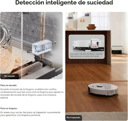 Vista 8 de roborock S8 Max Ultra with Refill & Drainage System Robot Vacuum and Mop