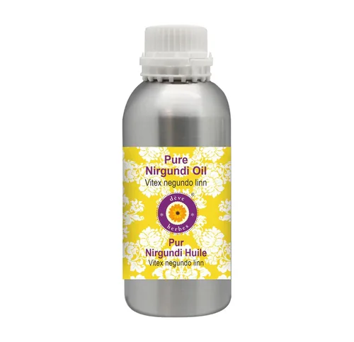 Vista 9 de Deve Herbes Pure Nirgundi Aceite (Vitex negundo Linn) 0.2 fl oz (0.16 oz)