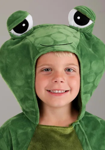 Vista 3 de Disfraz de Sapo Verde para Niños Pequeños Multicolor